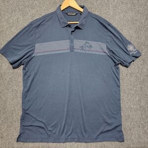 Travis Mathew Trump National Doral Polo Shirt Mens 2XL Palm Golf Pima Cotton